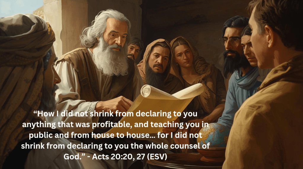 Making Disciples Day 3: Teach God’s Word- All of It