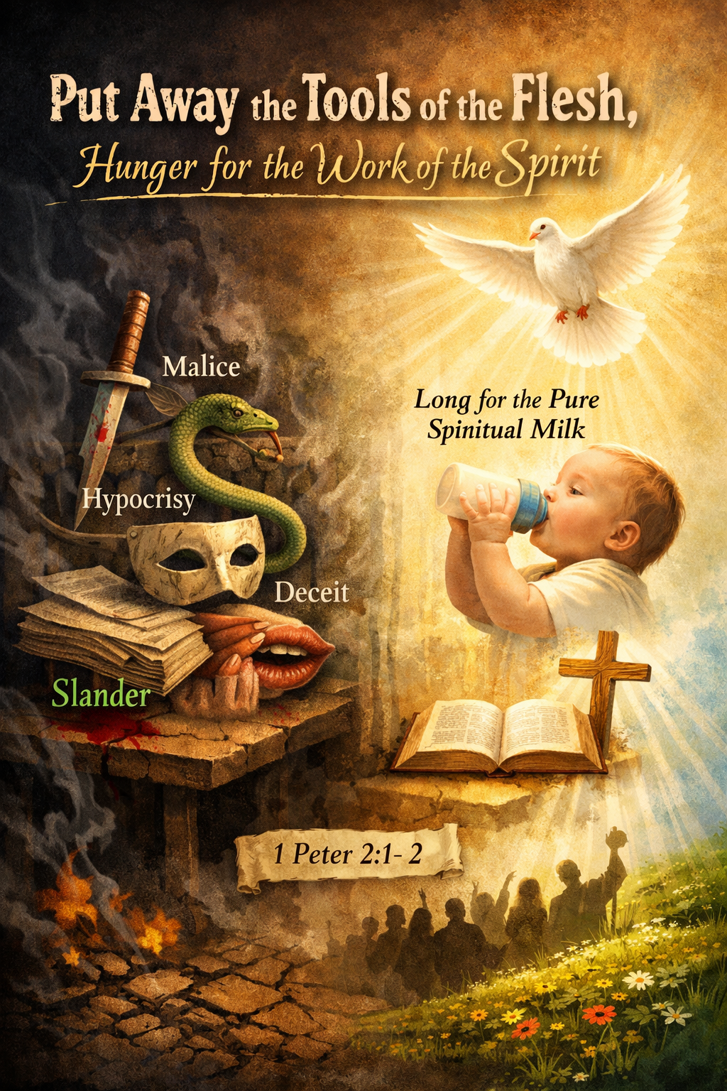 Put Away the Tools of the Flesh