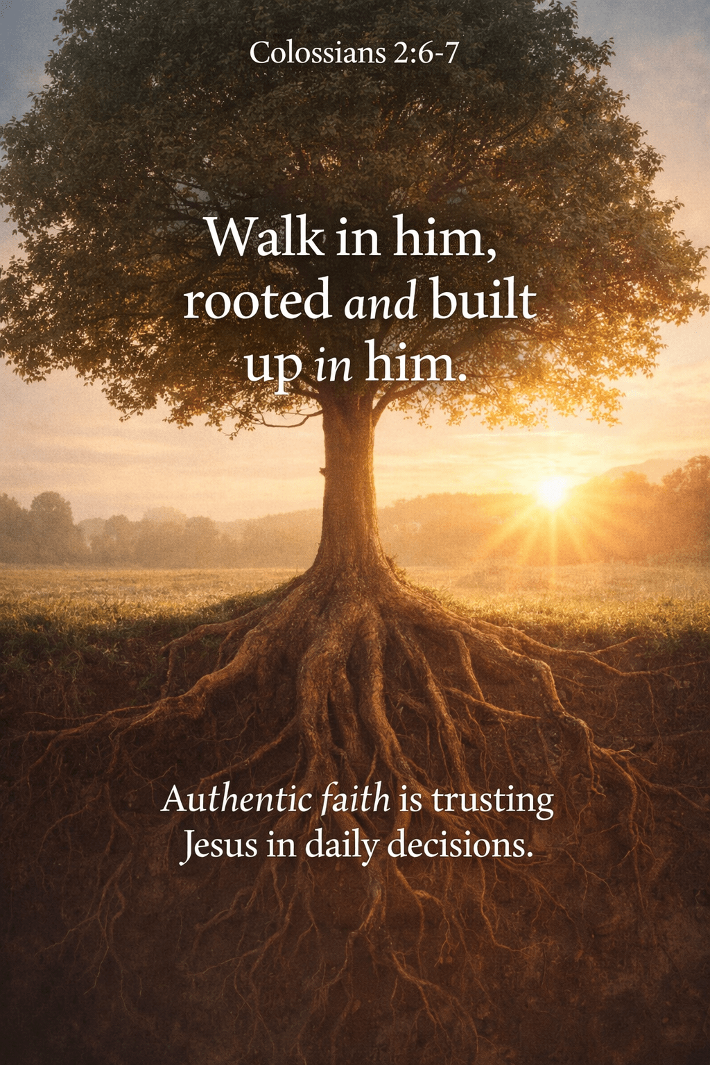 Walking As You Began