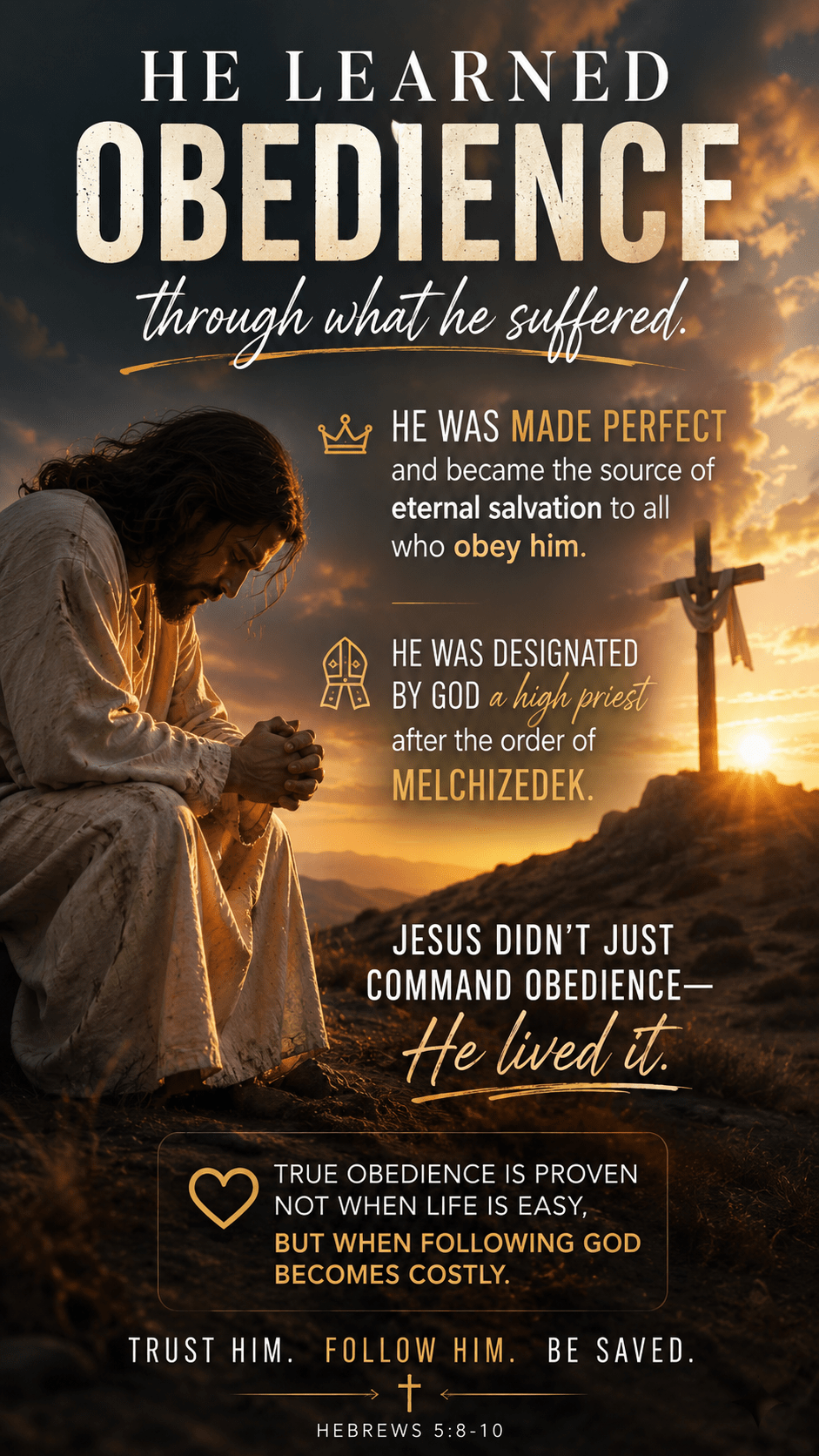 Learning Obedience Through Suffering