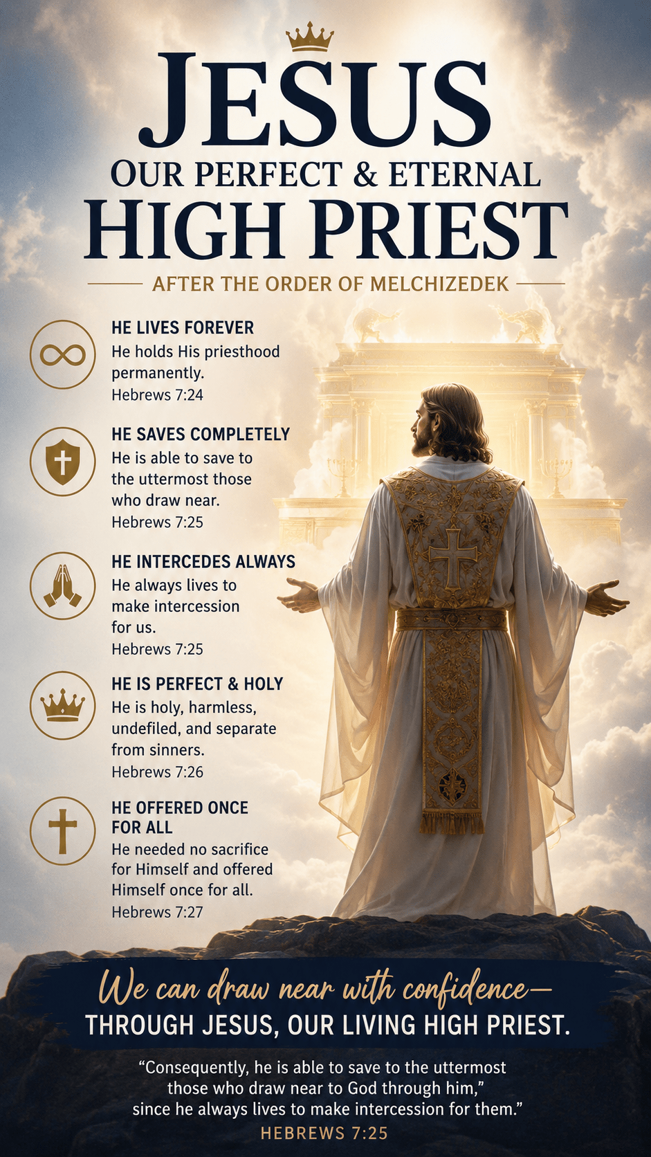 Jesus Our Perfect and Eternal High Priest