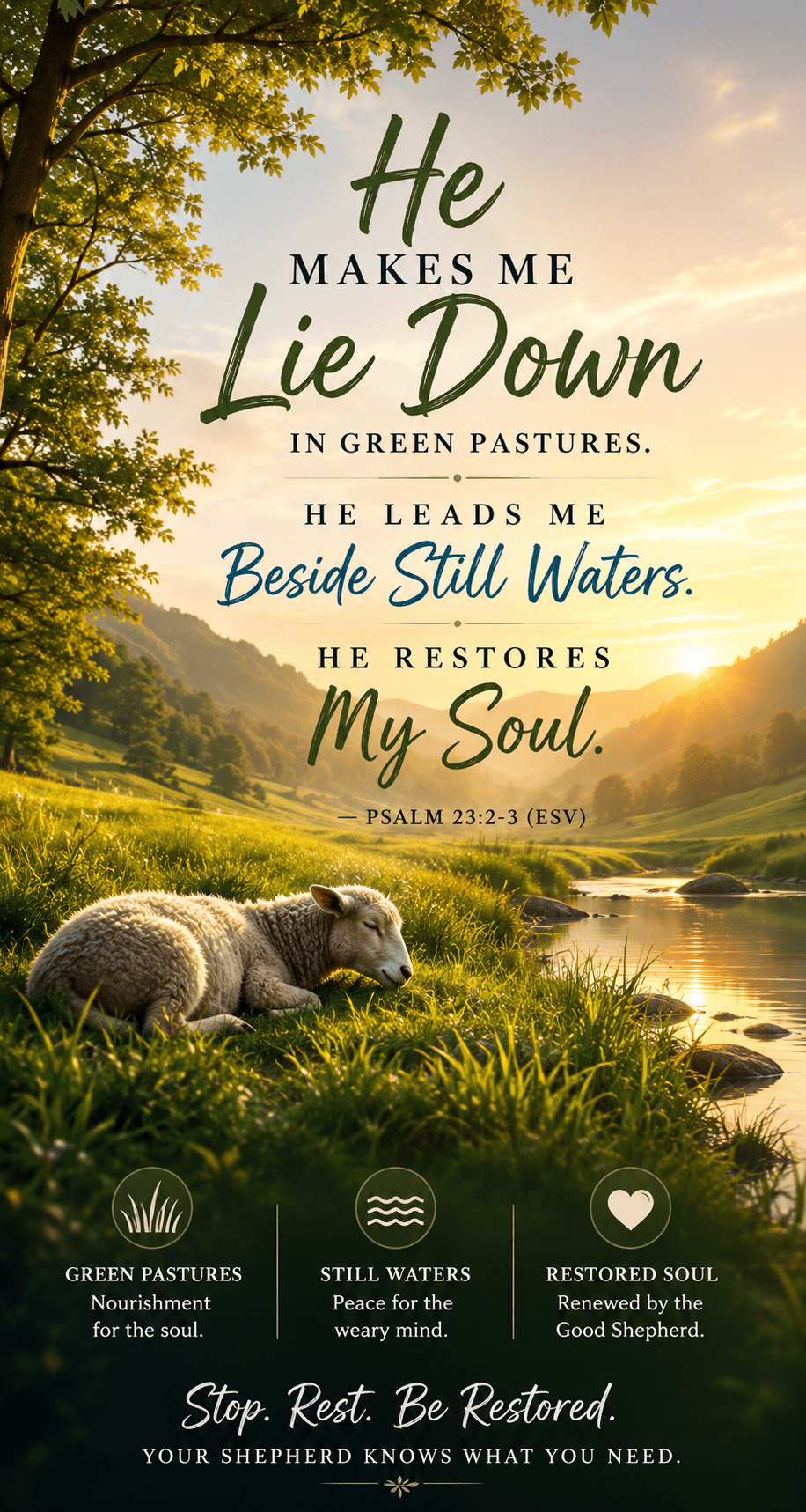 Restored by the&nbsp;Shepherd