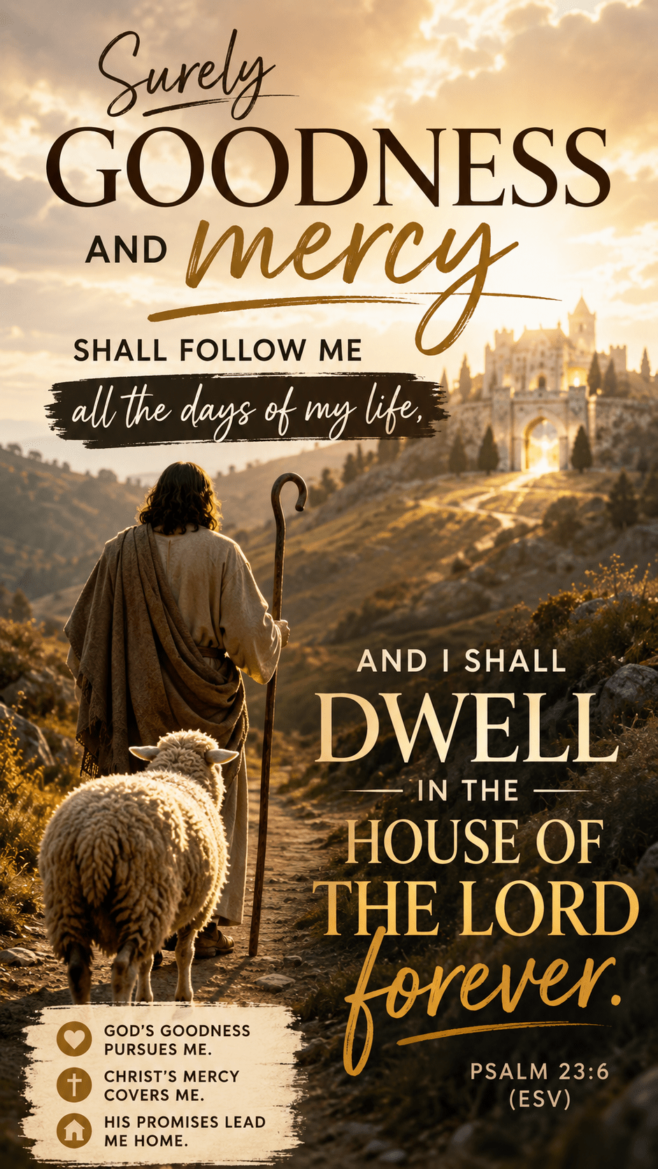 Pursued by Goodness and&nbsp;Mercy