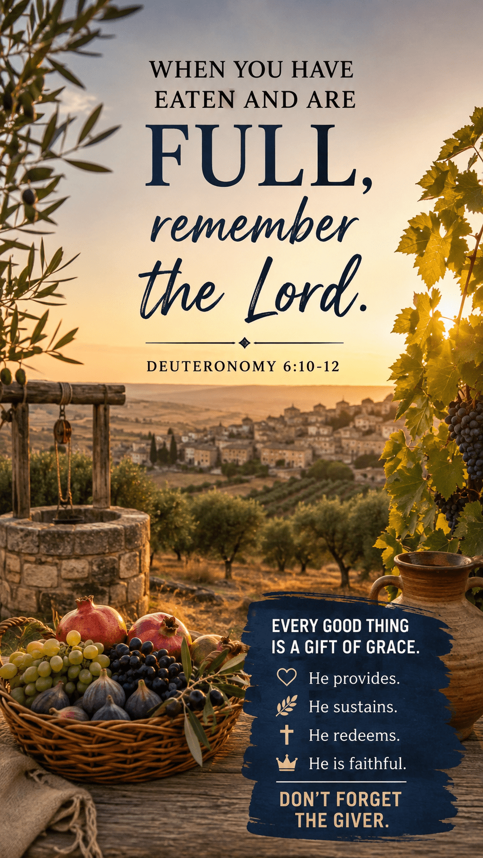 The Danger of Forgetting God